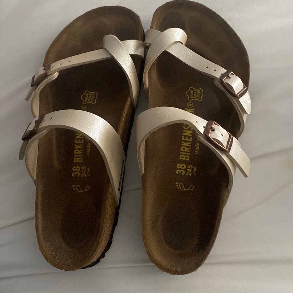 pearl birkenstock size 38